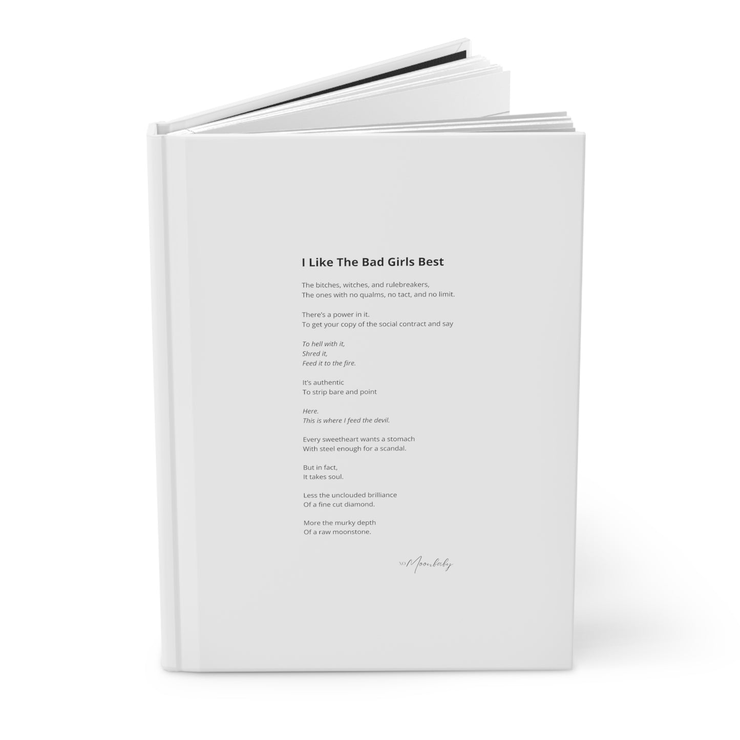 I Like The Bad Girls Best - Hardcover Journal