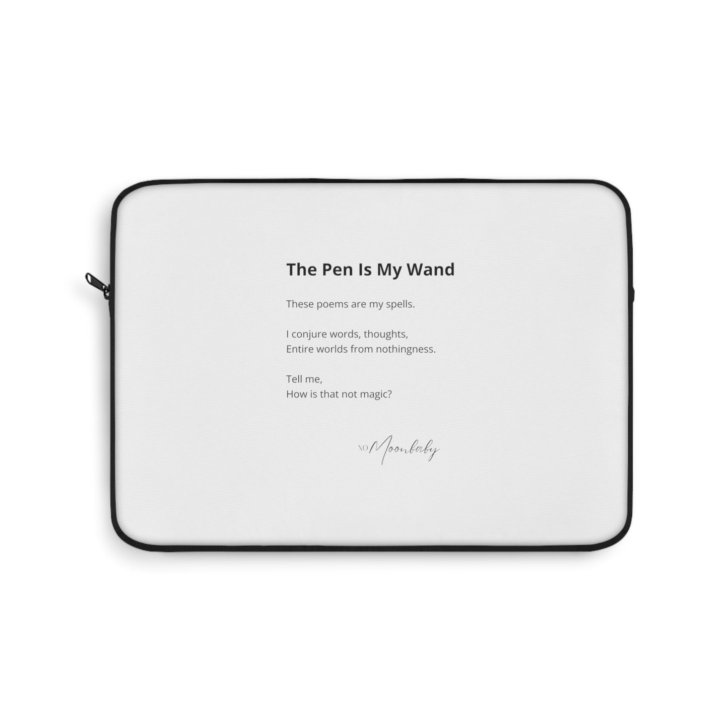 The Pen Is My Wand - Laptop Sleeve