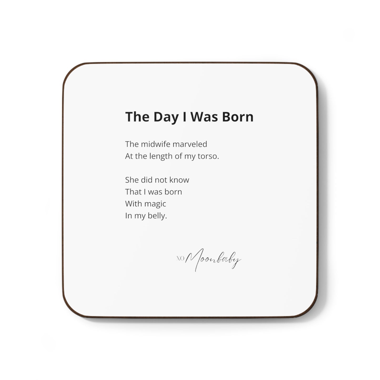 The Day I Was Born - Coaster