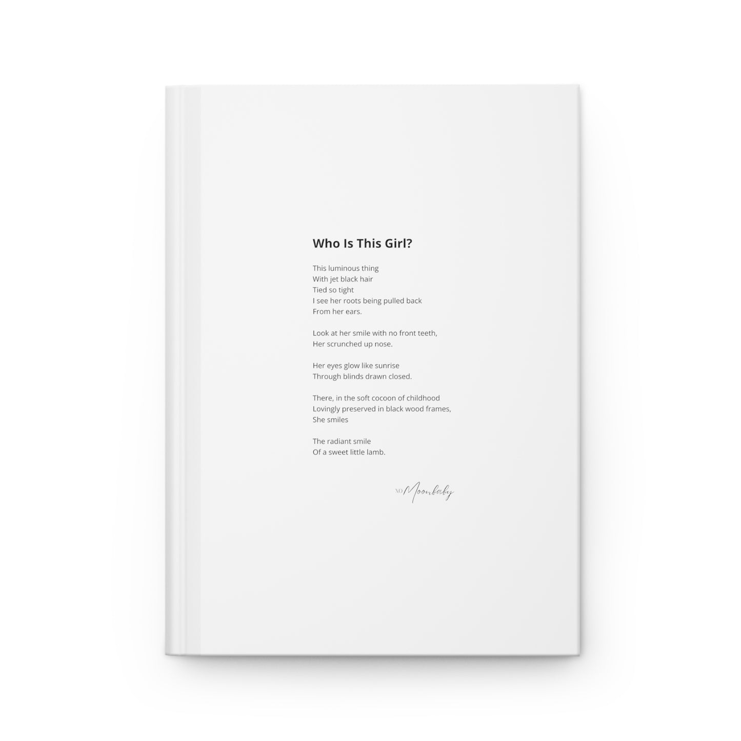 Who Is This Girl? - Hardcover Journal