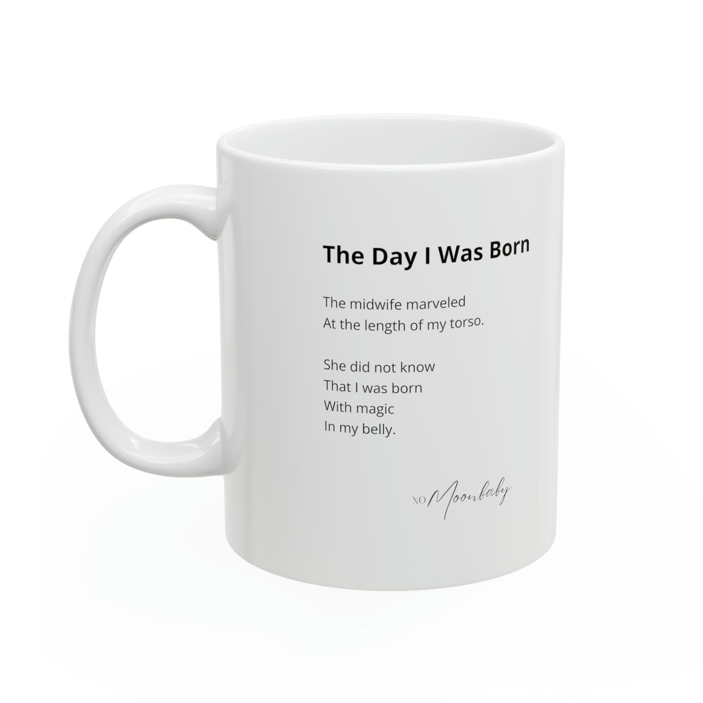 The Day I Was Born - Ceramic Mug 11oz