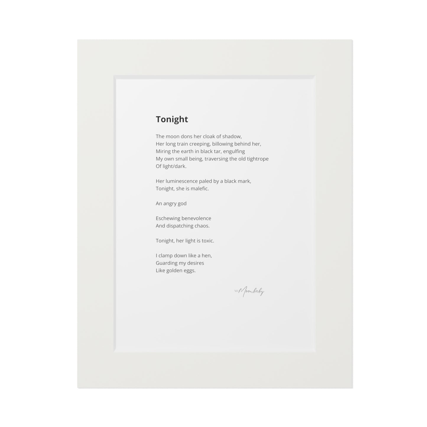 Tonight - Fine Art Print