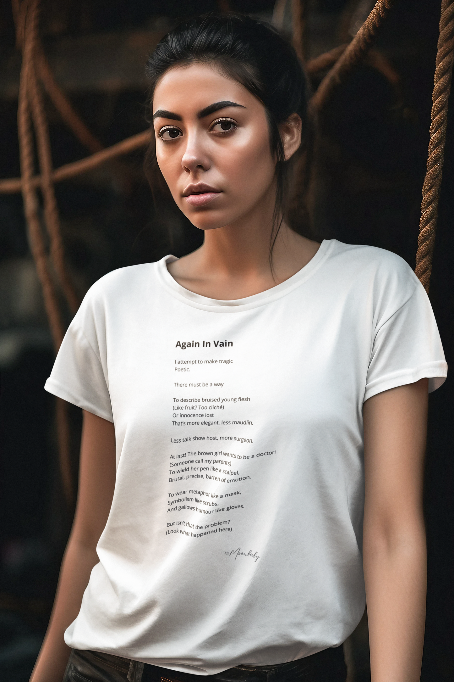 Again In Vain - Organic Cotton T-Shirt