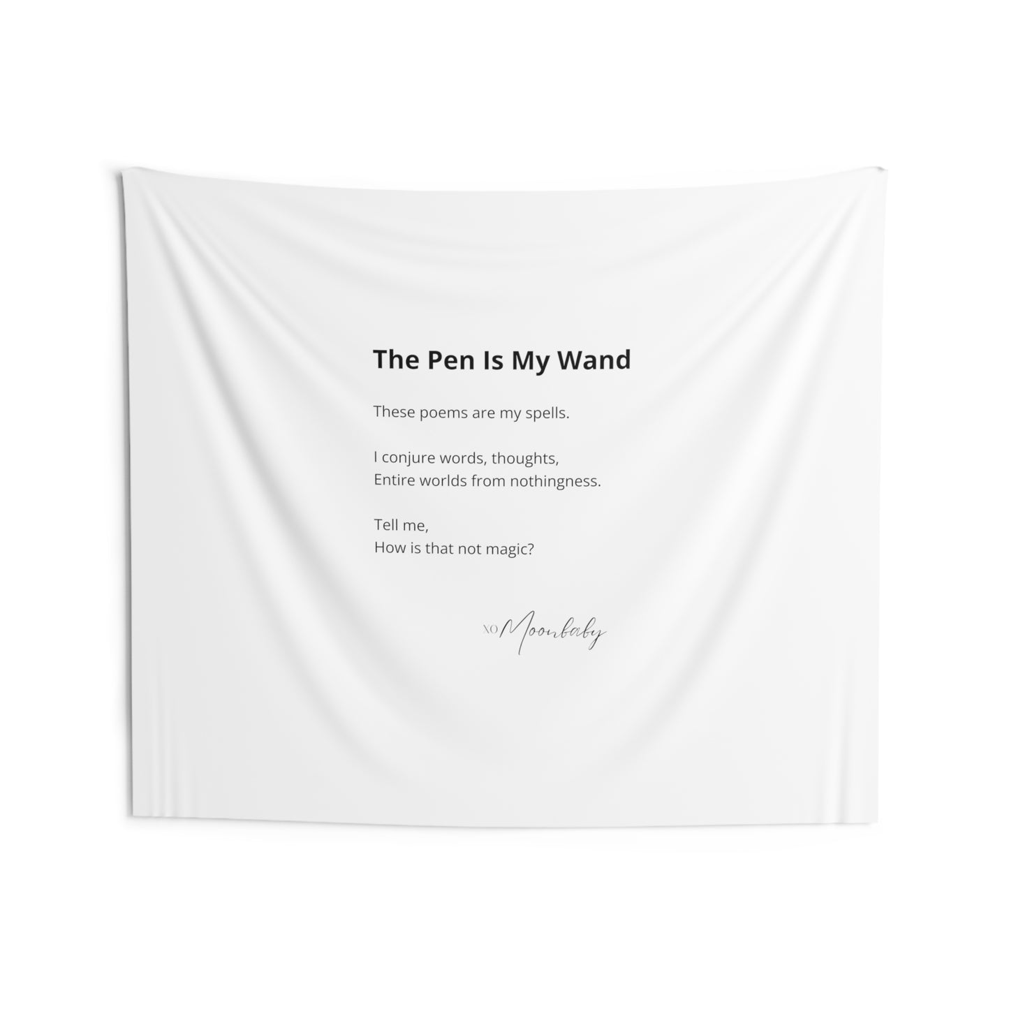 The Pen Is My Wand - Tapestry