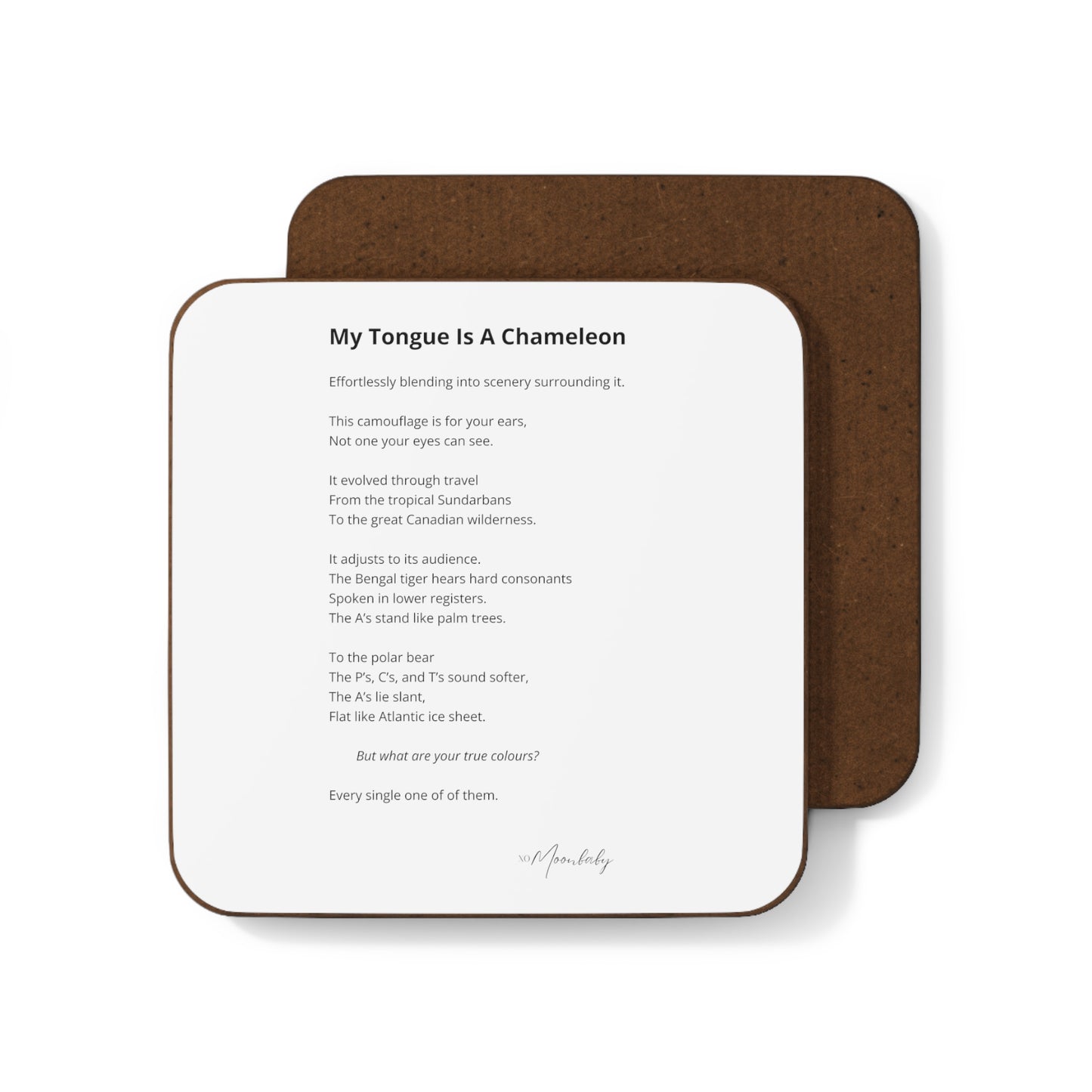 My Tongue Is A Chameleon - Coaster