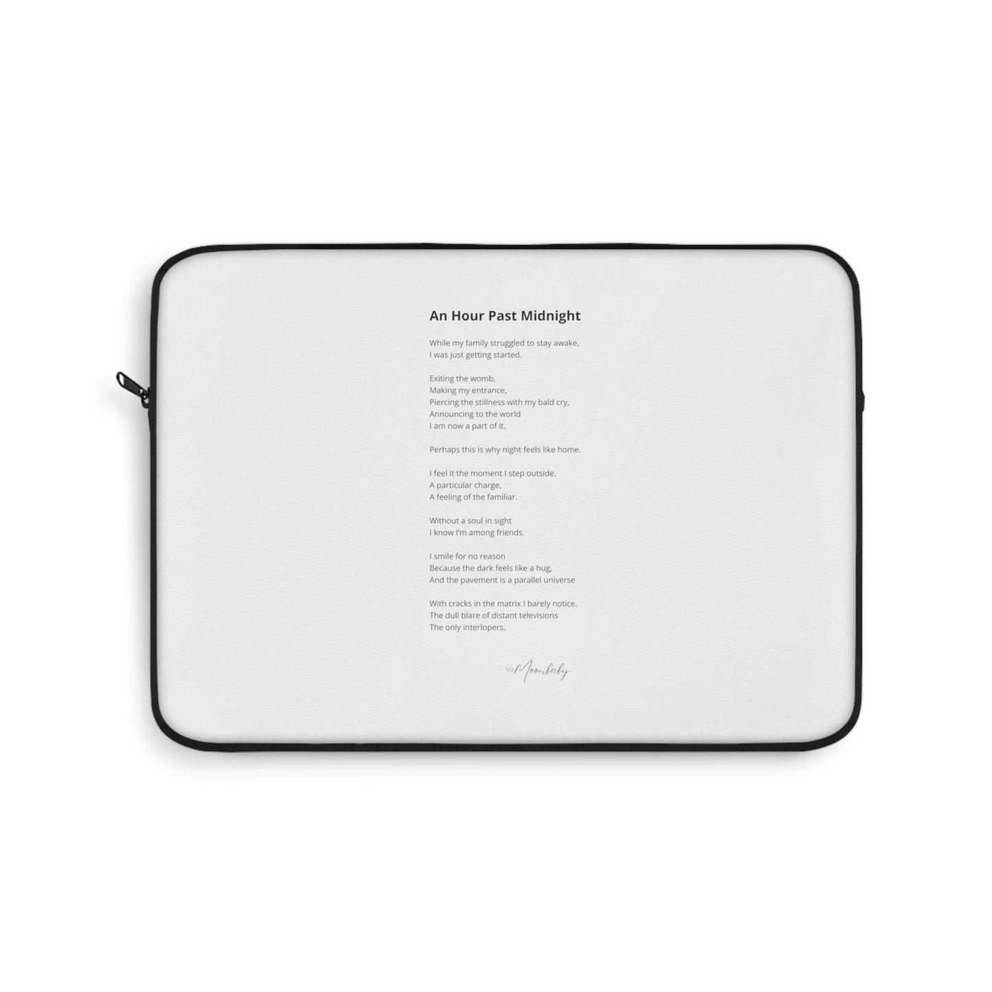 An Hour Past Midnight - Laptop Sleeve