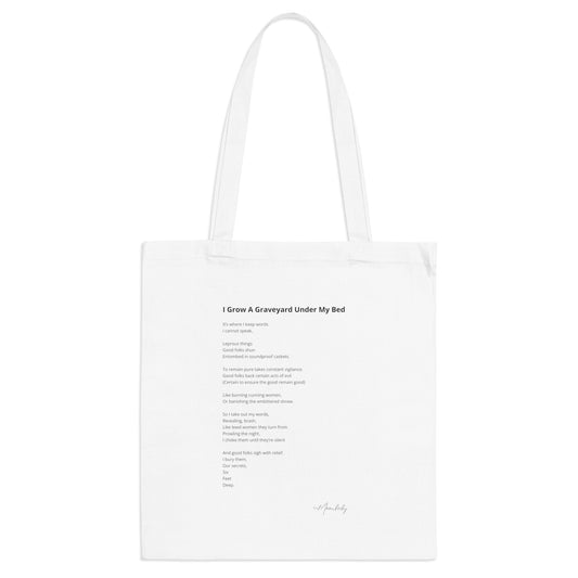 I Grow A Graveyard Under My Bed - Tote Bag