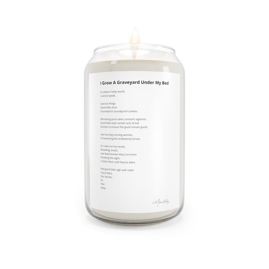 I Grow A Graveyard Under My Bed - Scented Aromatherapy Candle, 13.75 oz