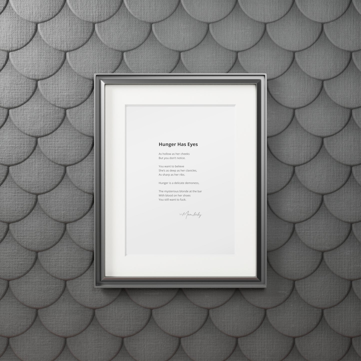 Hunger Has Eyes - Fine Art Print