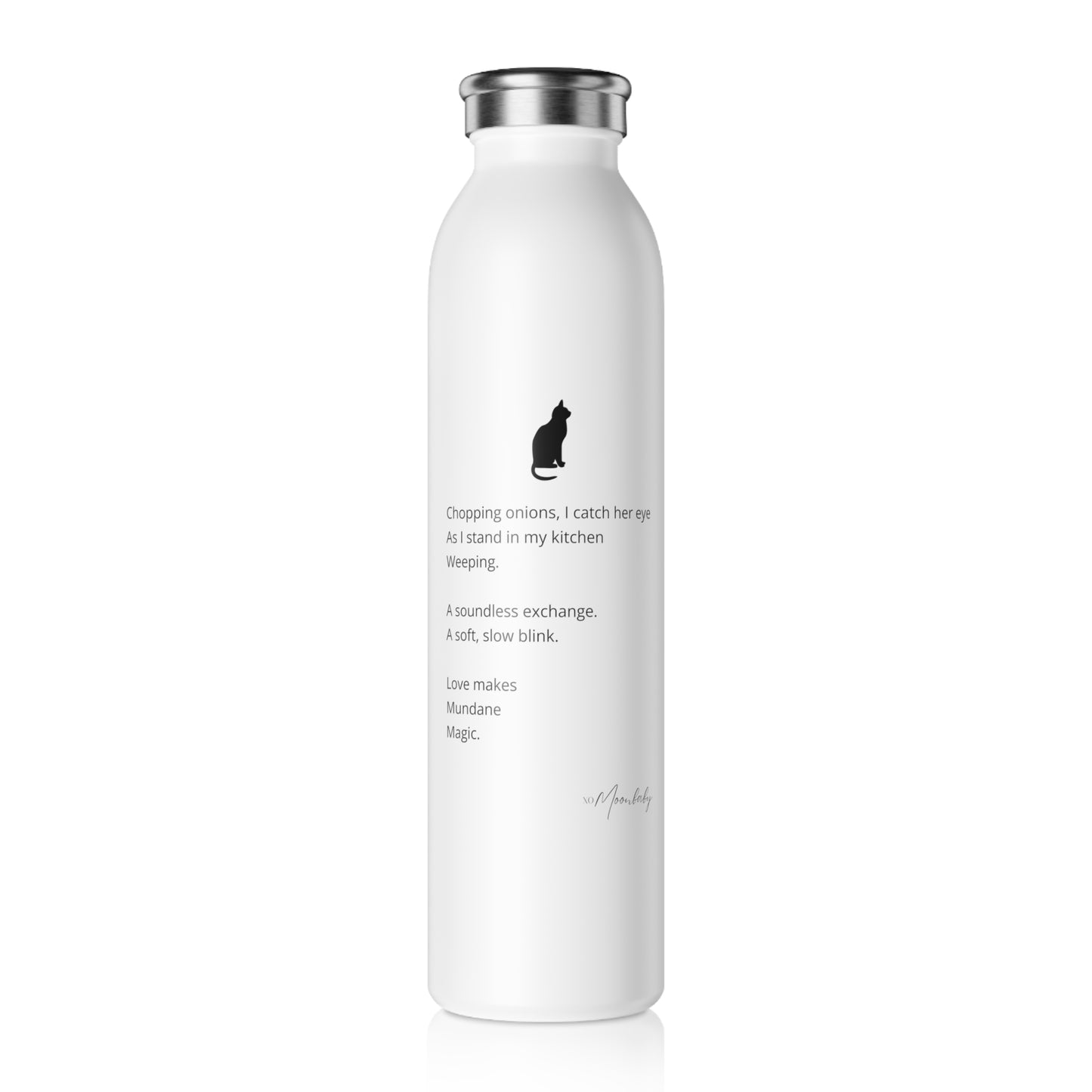 For Dude & Bebe - Stainless Steel Water Bottle, 20oz