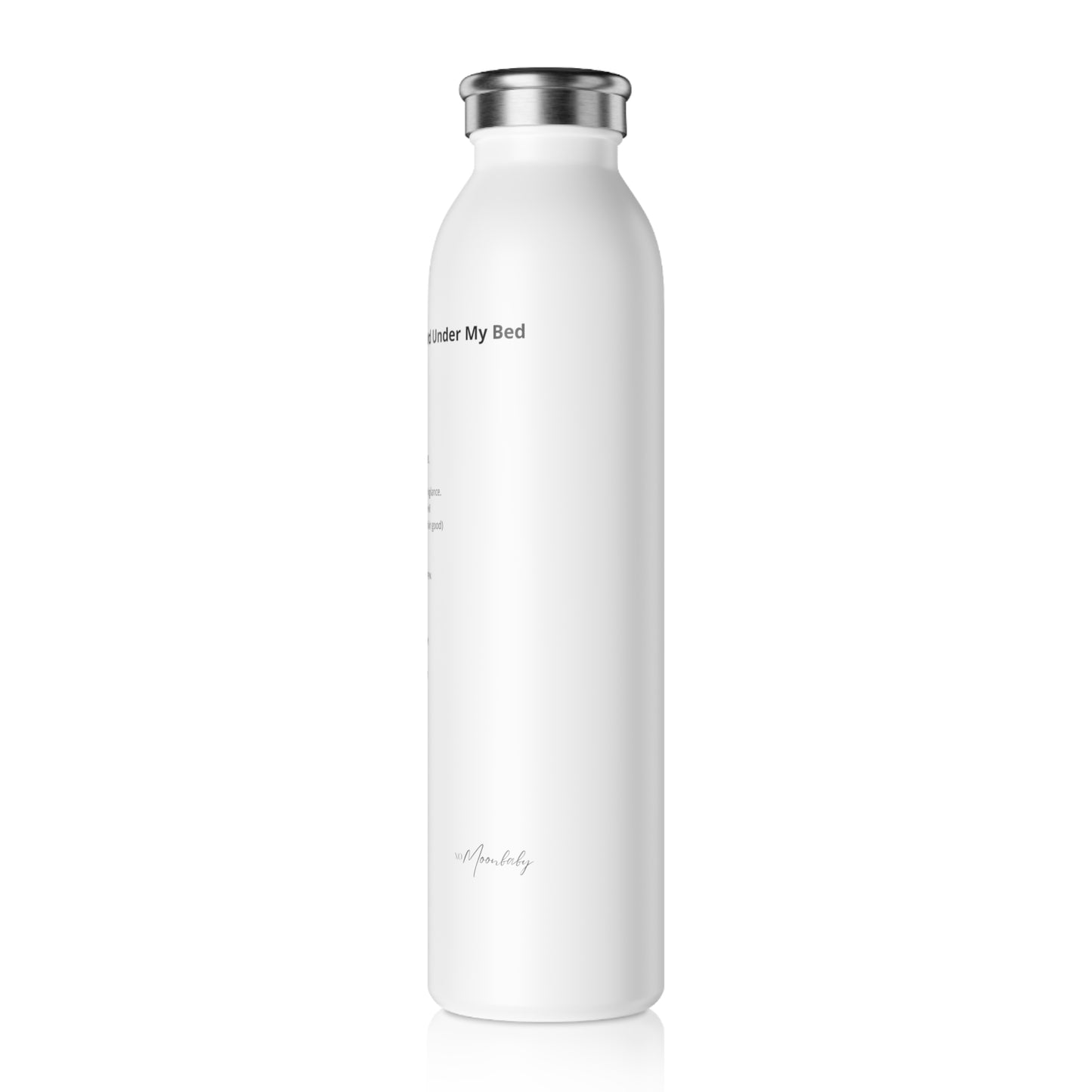I Grow A Graveyard Under My Bed - Stainless Steel Water Bottle, 20oz