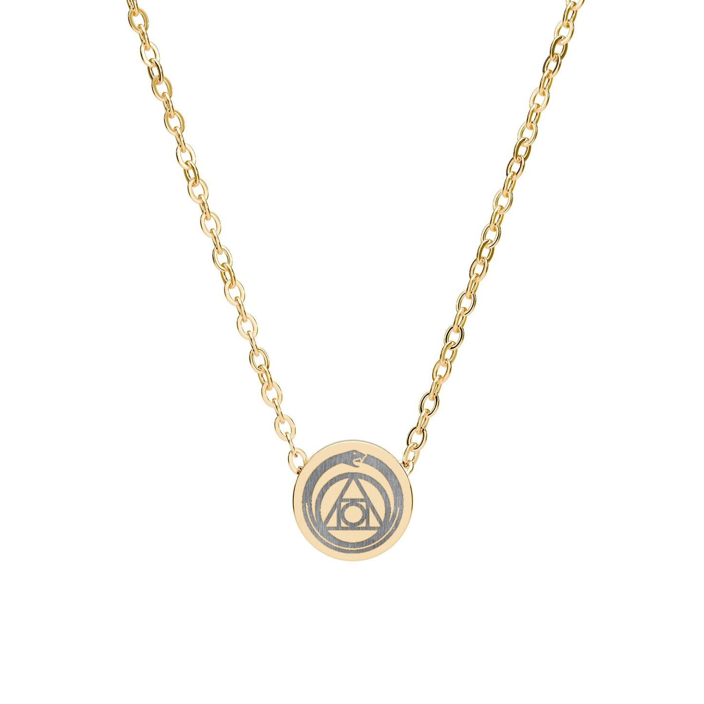 The Alchemist Mini Circle Necklace