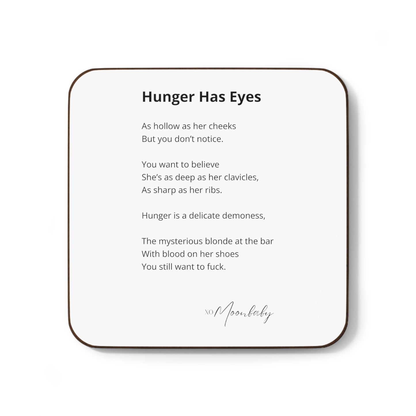 Hunger Has Eyes - Coaster