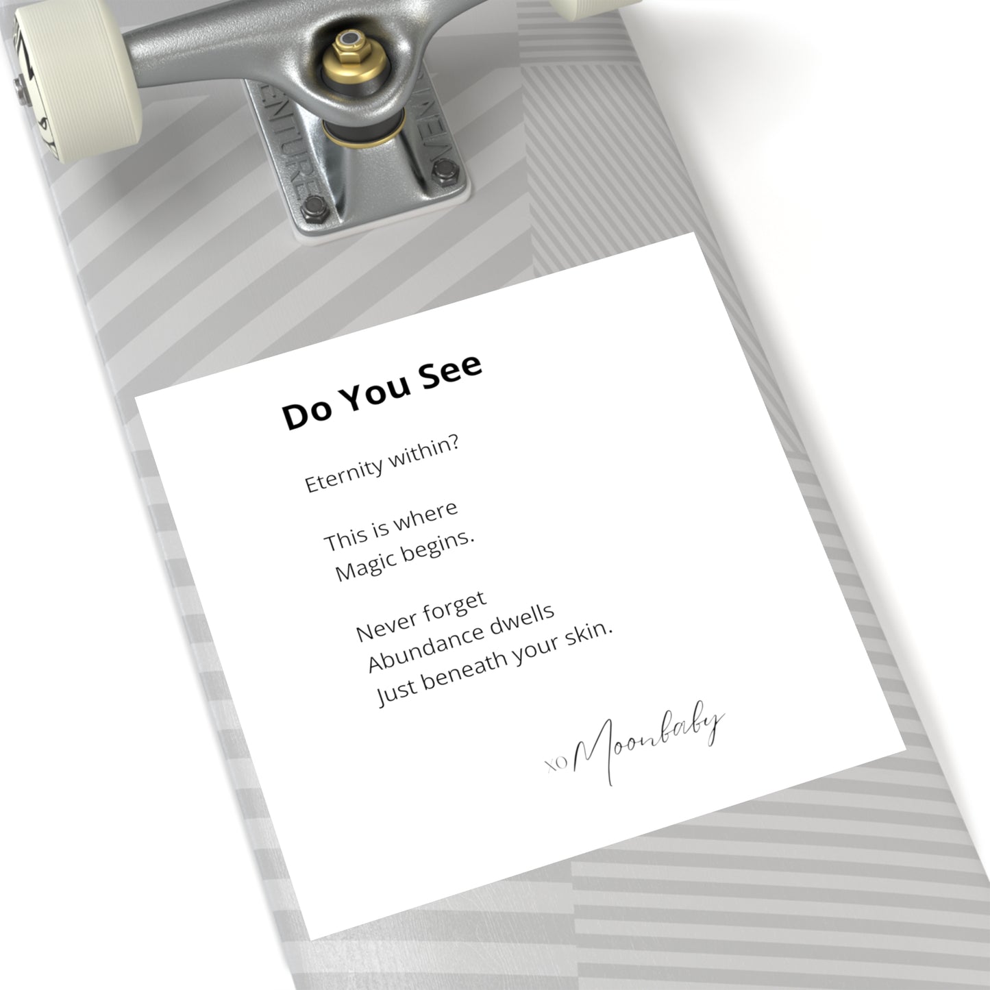 Do You See - Vinyl Sticker, Indoor/Outdoor