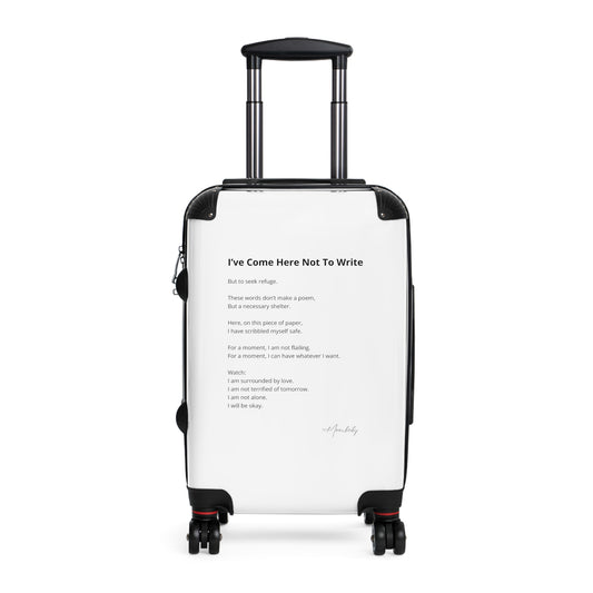I've Come Here Not To Write - Suitcase