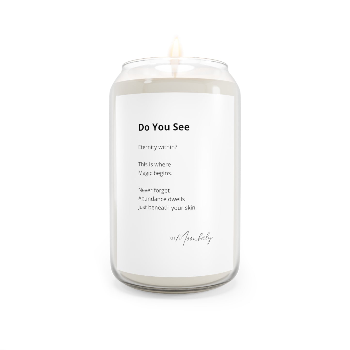 Do You See - Scented Aromatherapy Candle, 13.75 oz