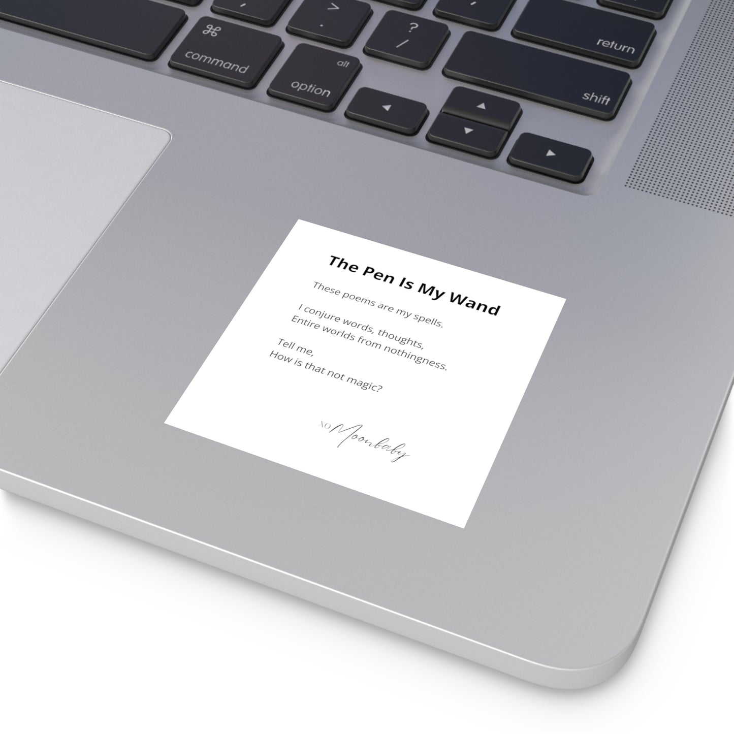 The Pen Is My Wand - Vinyl Sticker, Indoor/Outdoor