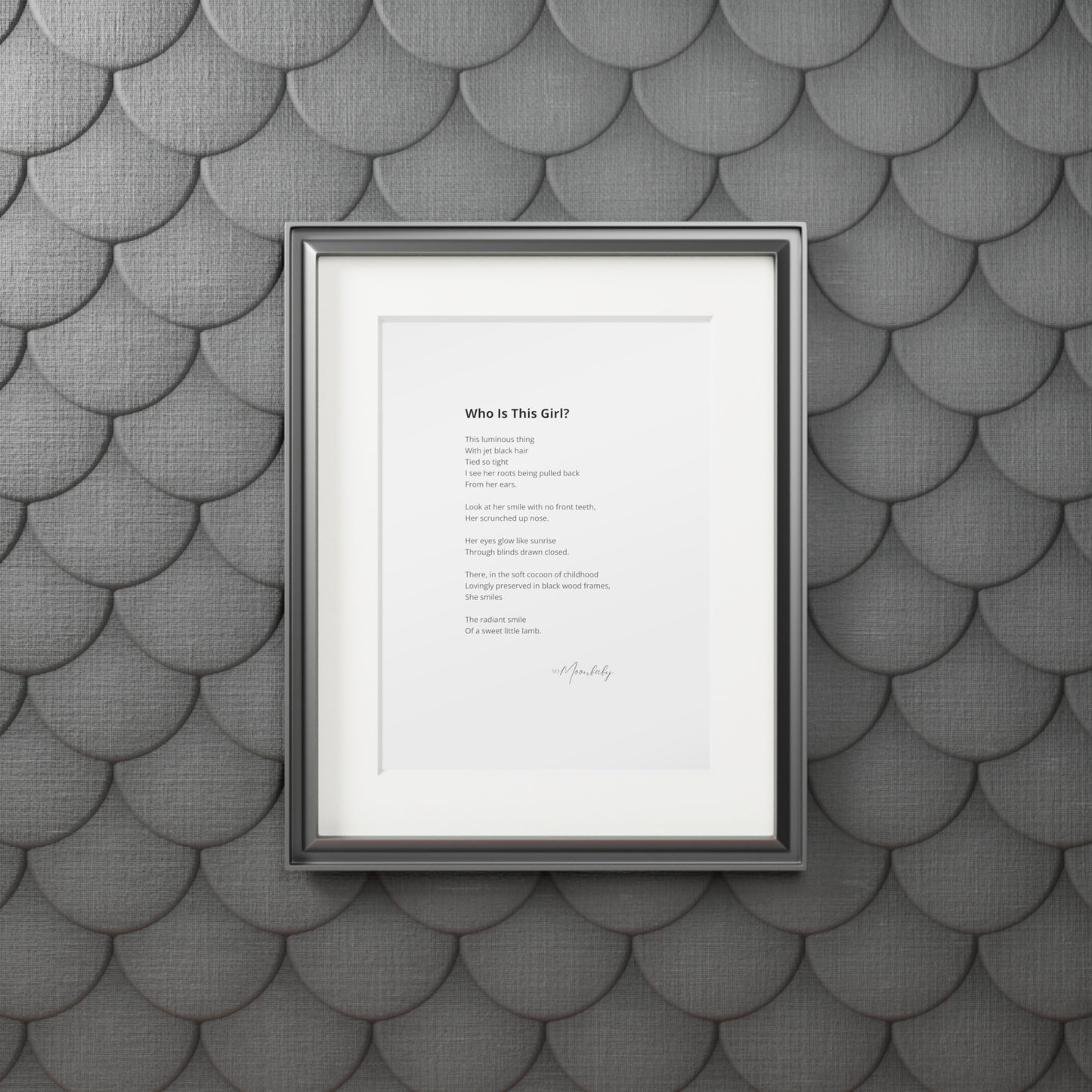 Who Is This Girl? - Fine Art Print
