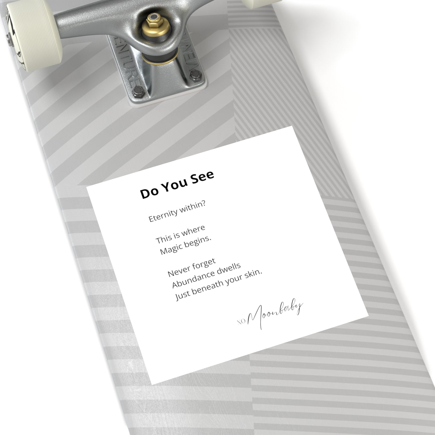 Do You See - Vinyl Sticker, Indoor/Outdoor