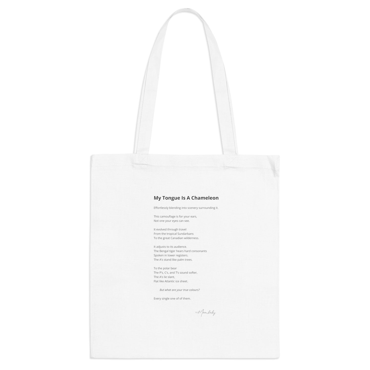 My Tongue Is A Chameleon - Tote Bag