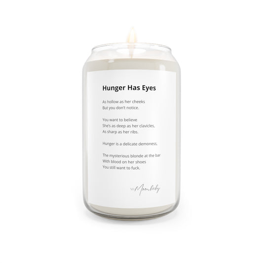 Hunger Has Eyes - Scented Aromatherapy Candle, 13.75 oz