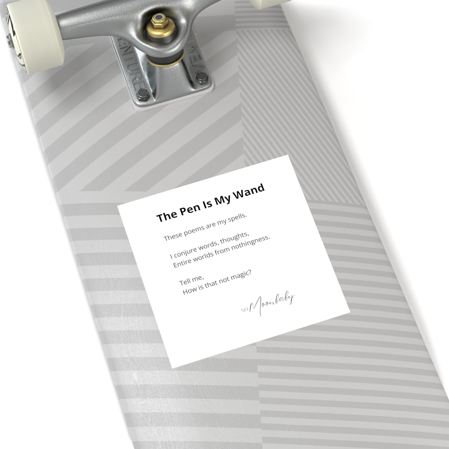 The Pen Is My Wand - Vinyl Sticker, Indoor/Outdoor
