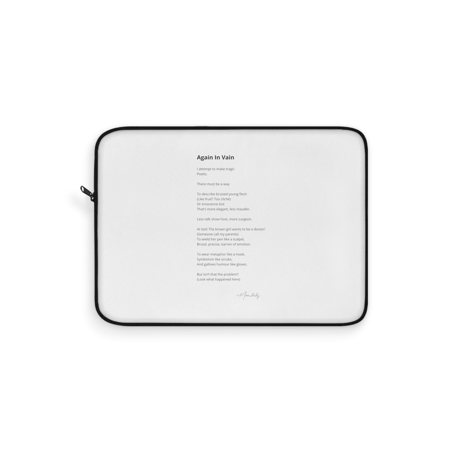 Again In Vain - Laptop Sleeve