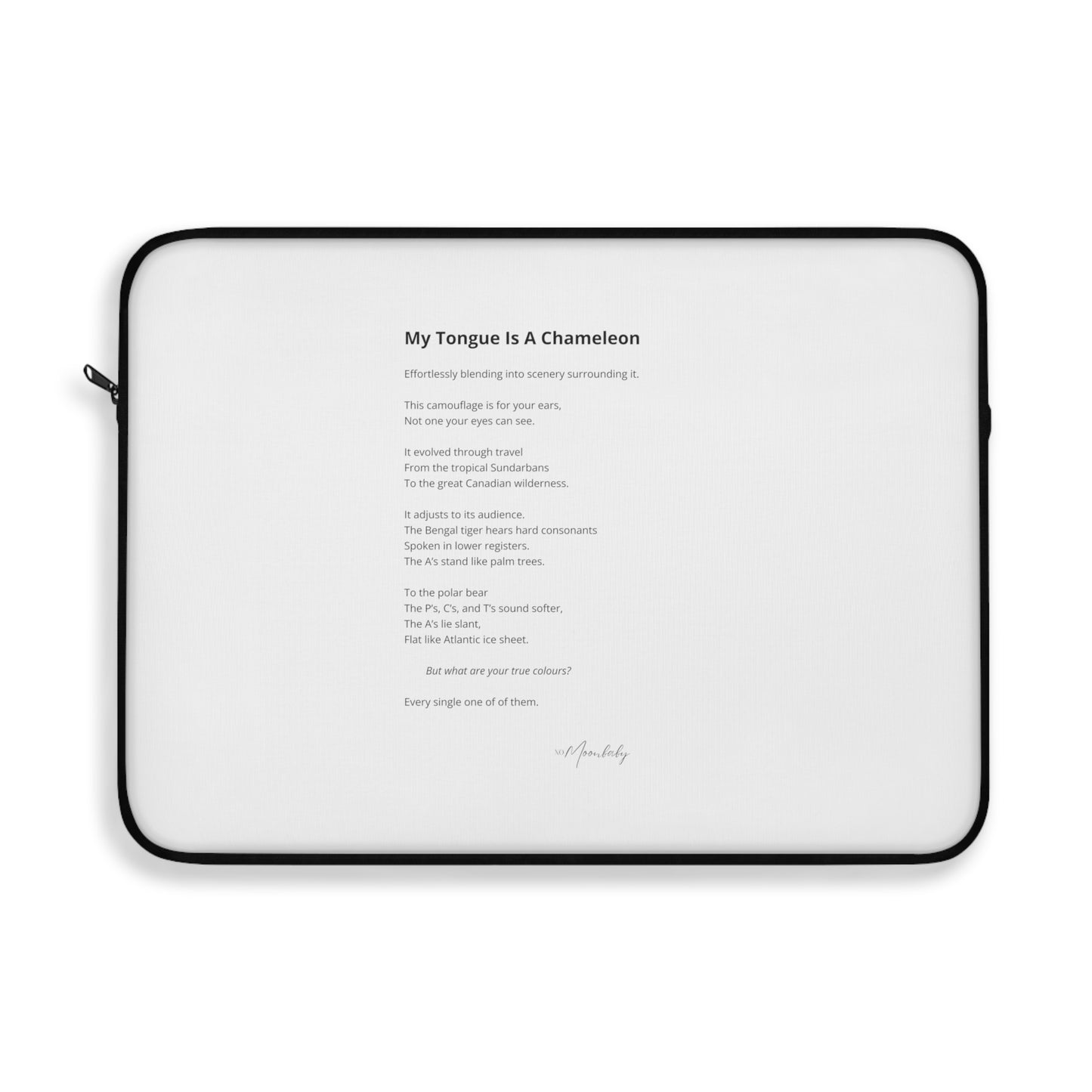 My Tongue Is A Chameleon - Laptop Sleeve
