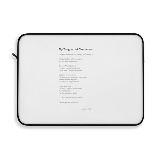 My Tongue Is A Chameleon - Laptop Sleeve