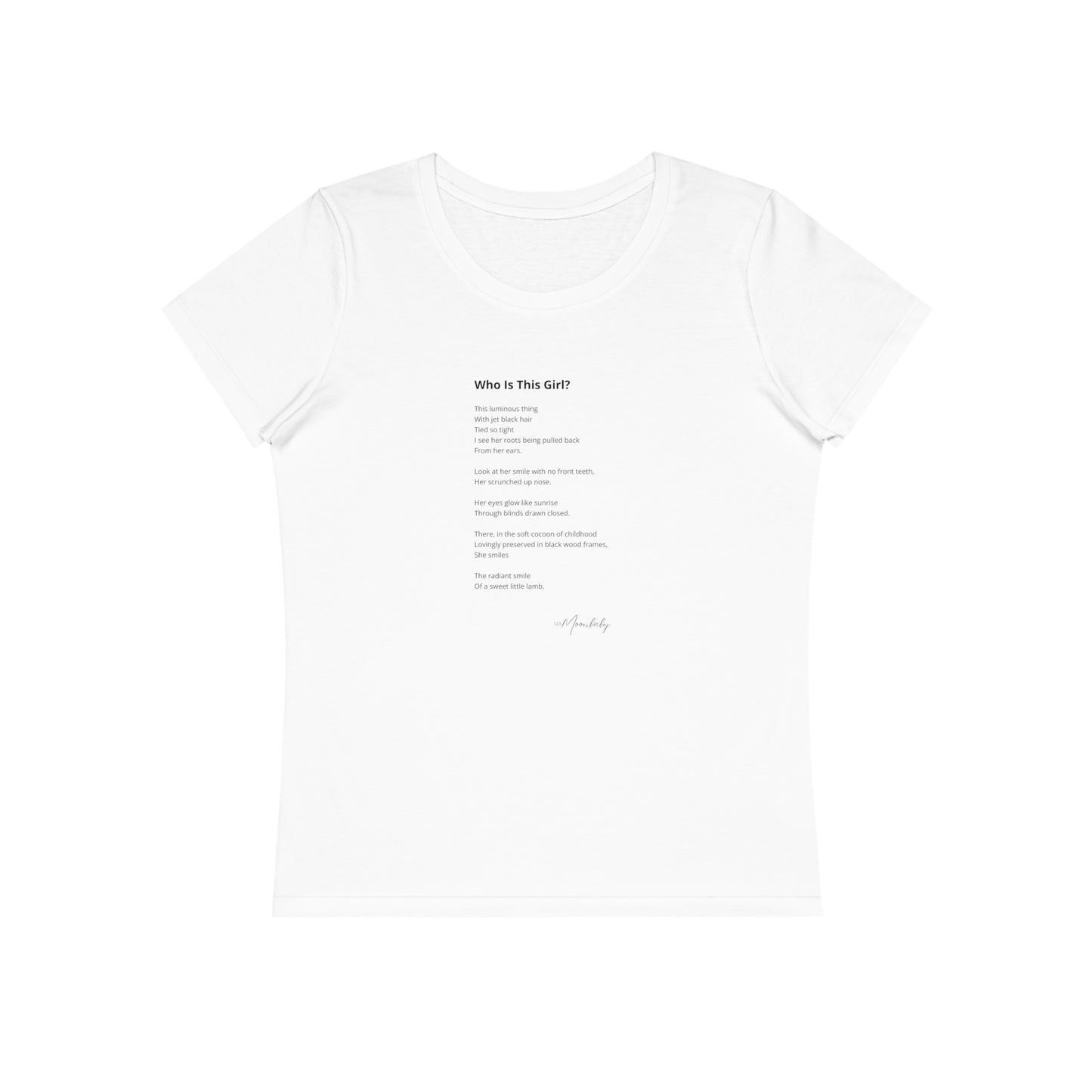 Who Is This Girl? - Organic Cotton T-Shirt