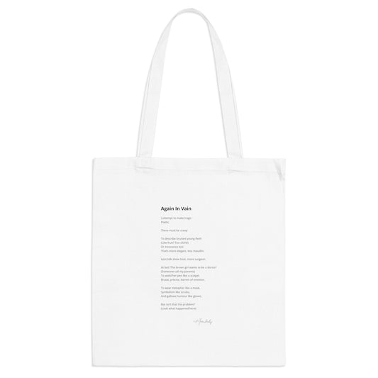 Again In Vain - Tote Bag