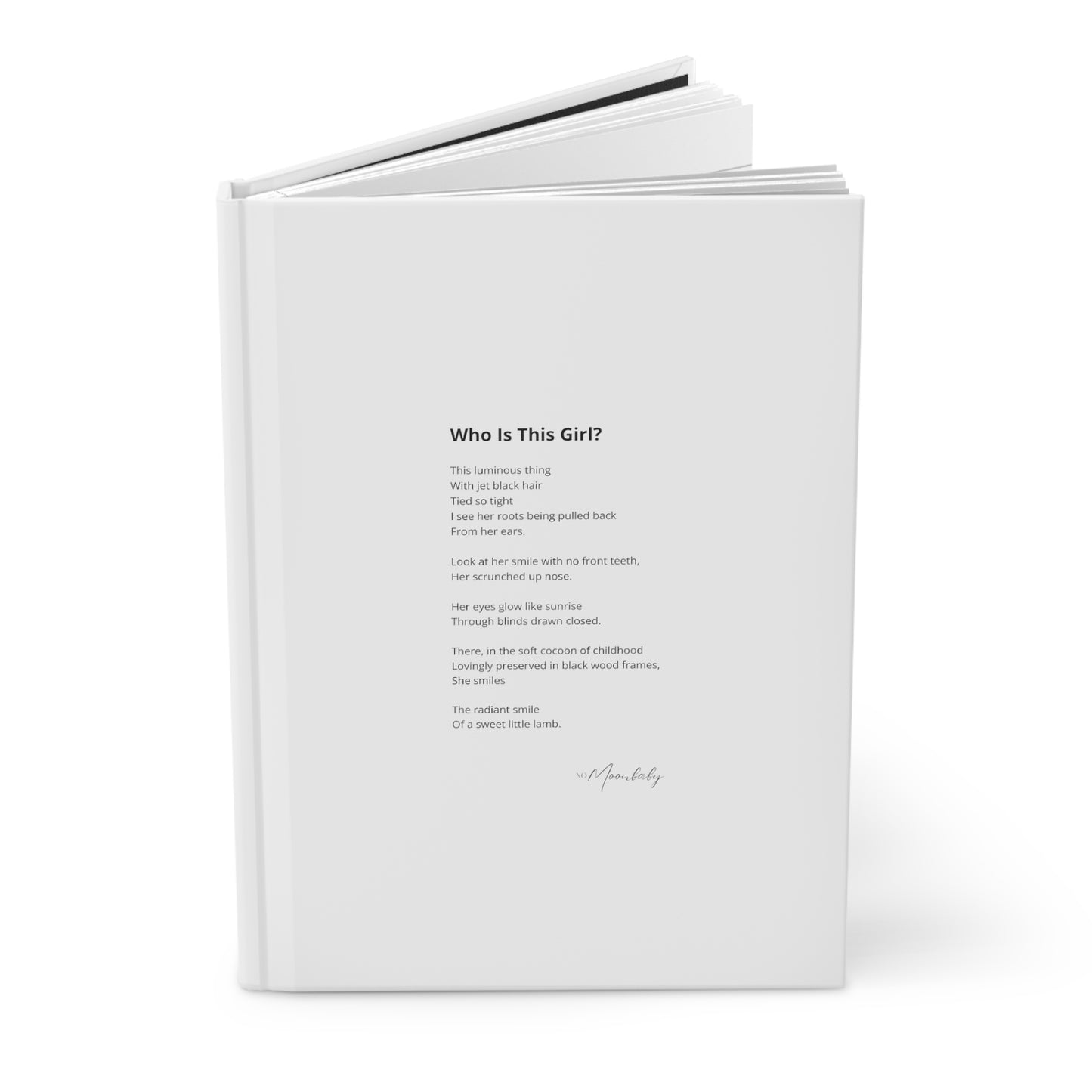 Who Is This Girl? - Hardcover Journal