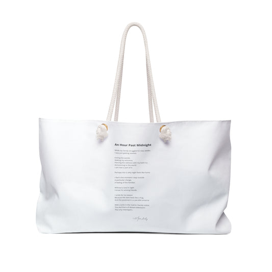 An Hour Past Midnight - Weekender Bag