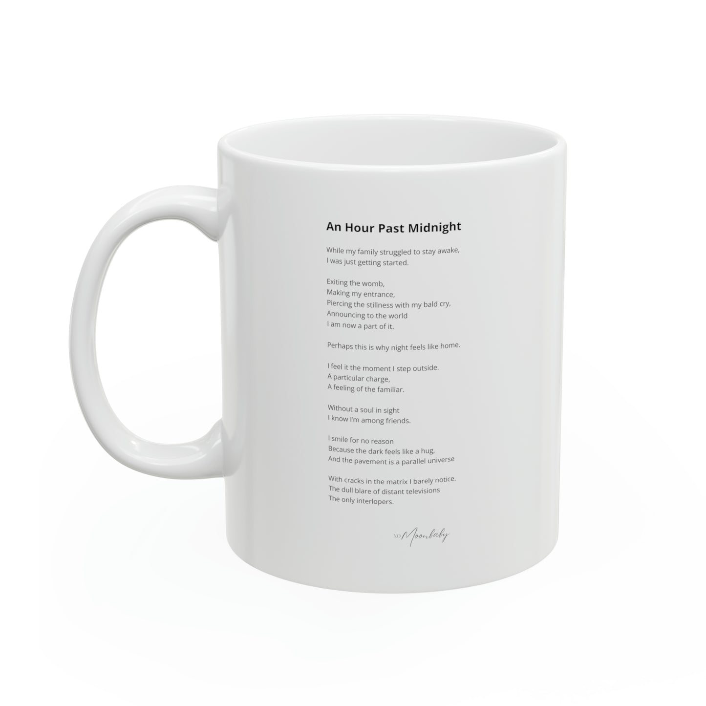 An Hour Past Midnight - Ceramic Mug 11oz