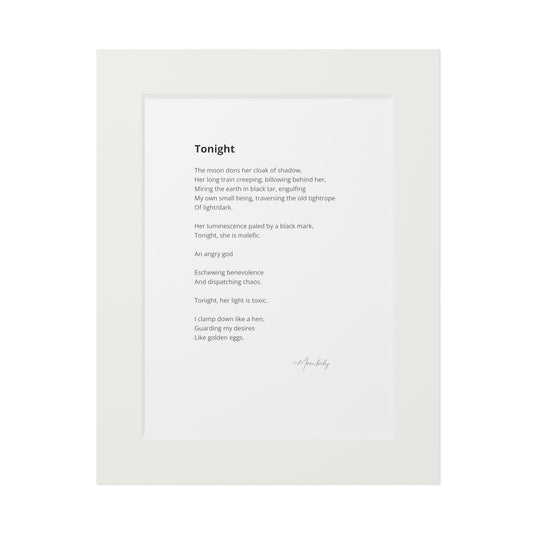 Tonight - Fine Art Print