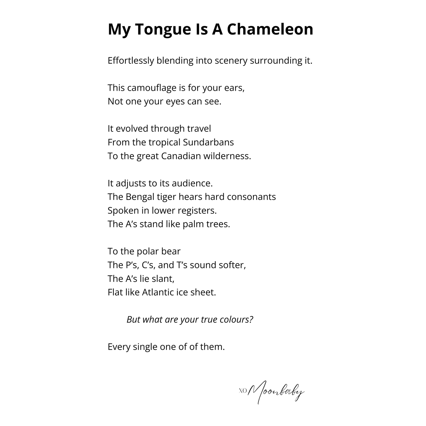 My Tongue Is A Chameleon - Backpack