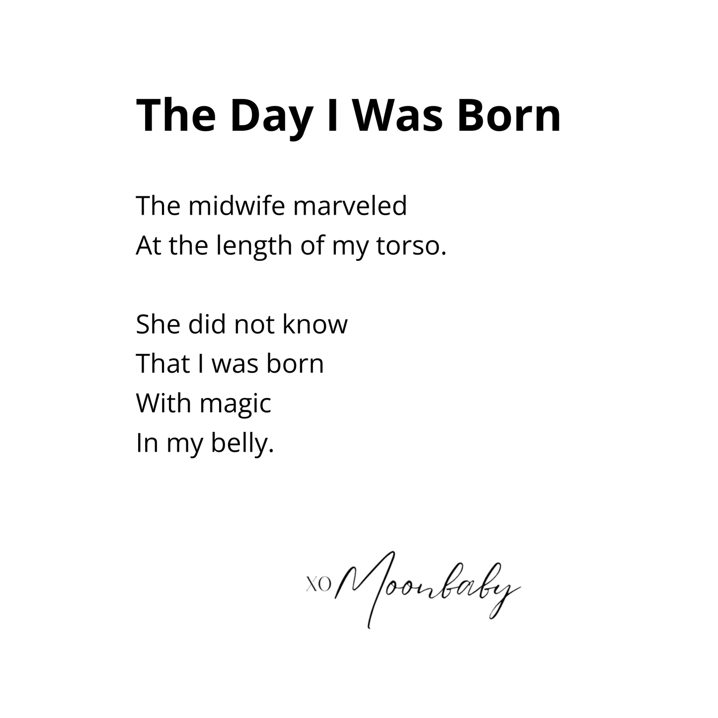 The Day I Was Born - Weekender Bag
